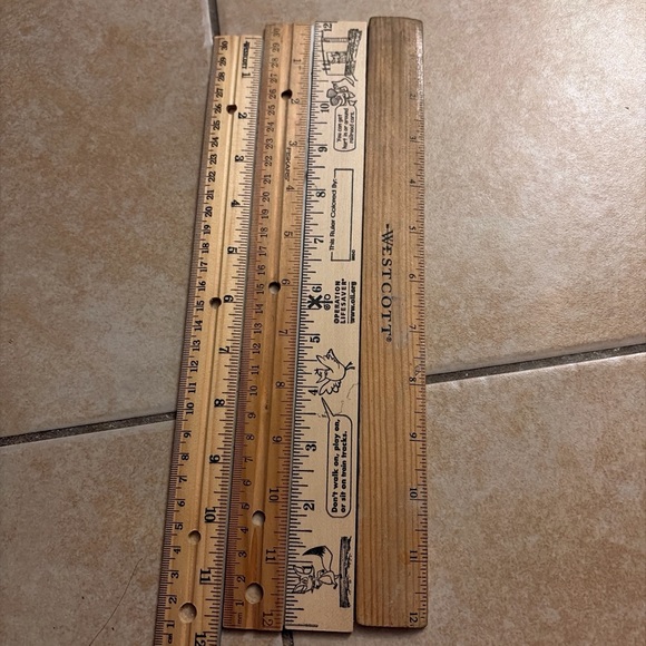 Wooden Ruler Set - Picture 1 of 1